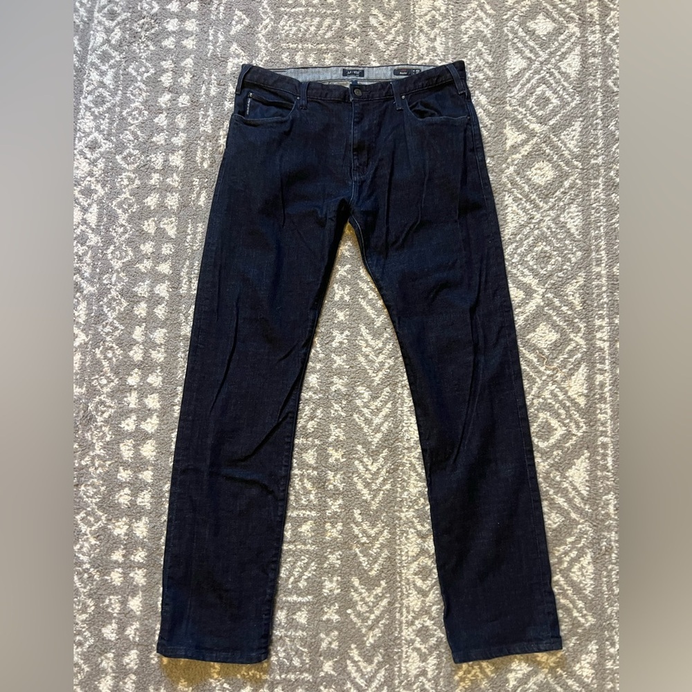 Armani Jeans Men's Indigo Straight Jeans 33X32 (A206)